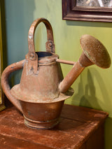 Antique French copper watering can