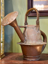 Antique French copper watering can