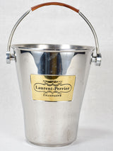 Laurent Perrier ice bucket with leather handle