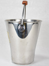 Laurent Perrier ice bucket with leather handle