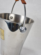 Laurent Perrier ice bucket with leather handle