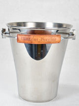 Laurent Perrier ice bucket with leather handle