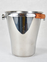 Laurent Perrier ice bucket with leather handle