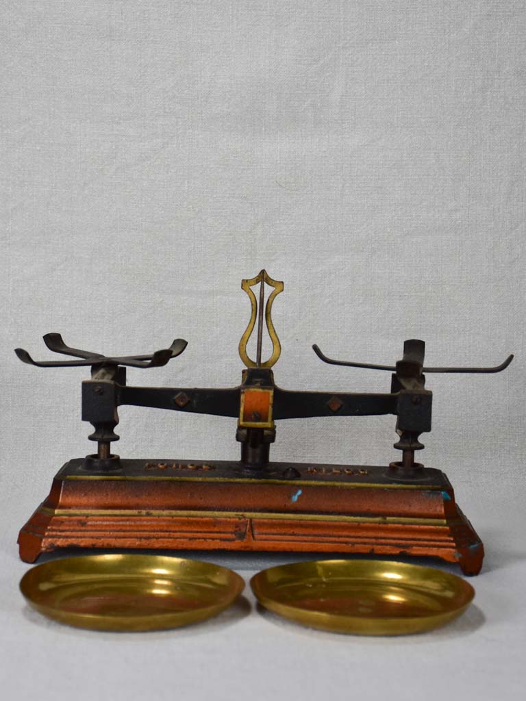 Small antique French kitchen scales