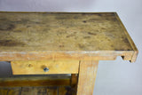 Rugged old-world French carpenter's table