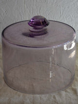 Antique French glass dome from a pâtisserie