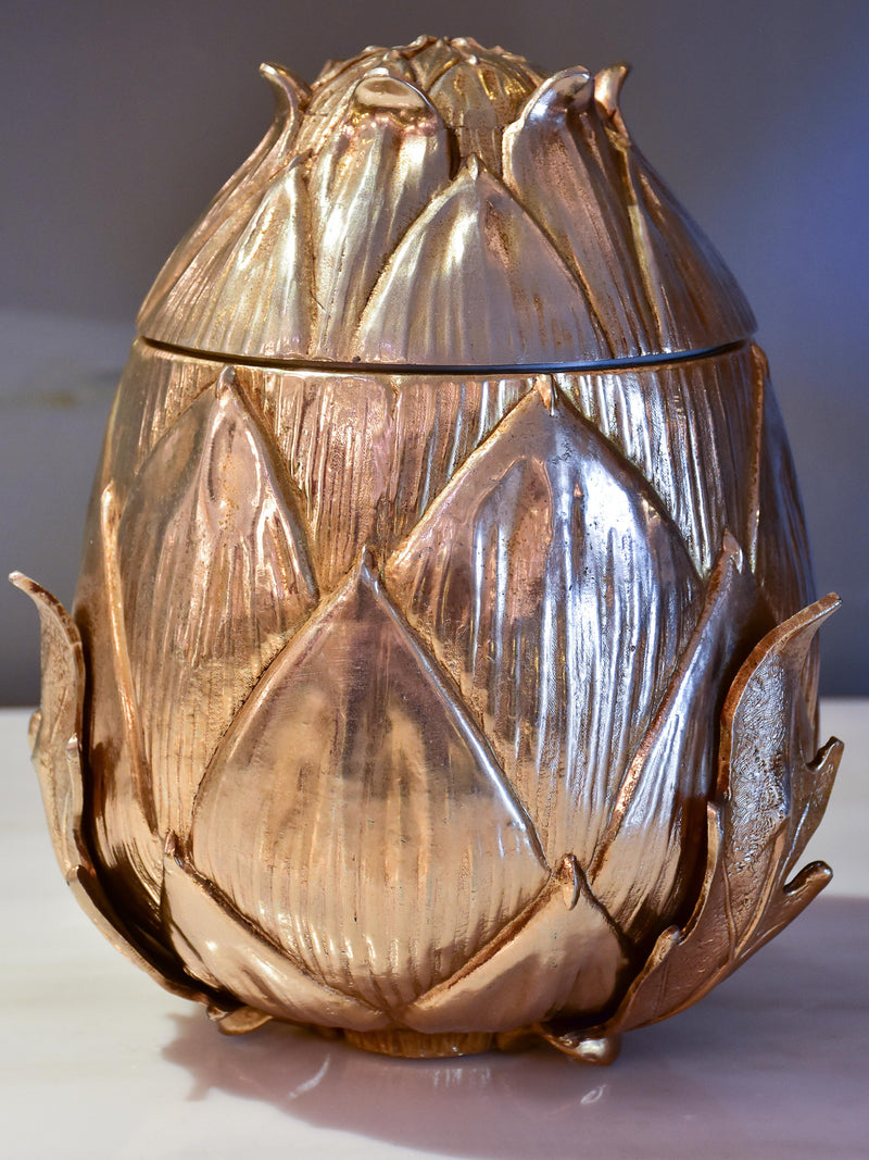 Large Mauro Manetti ice bucket in the shape of an artichoke