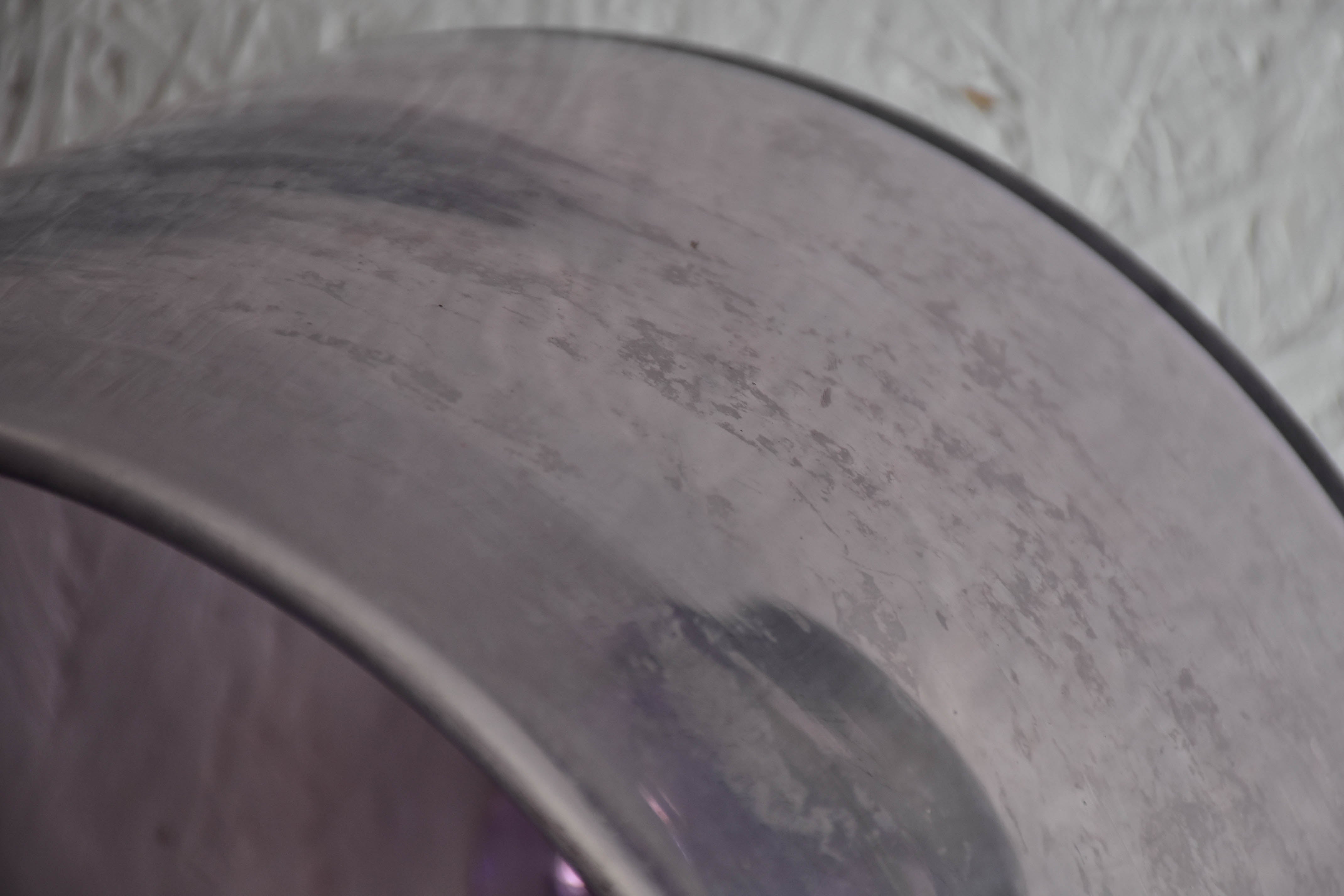 Antique French glass dome from a pâtisserie