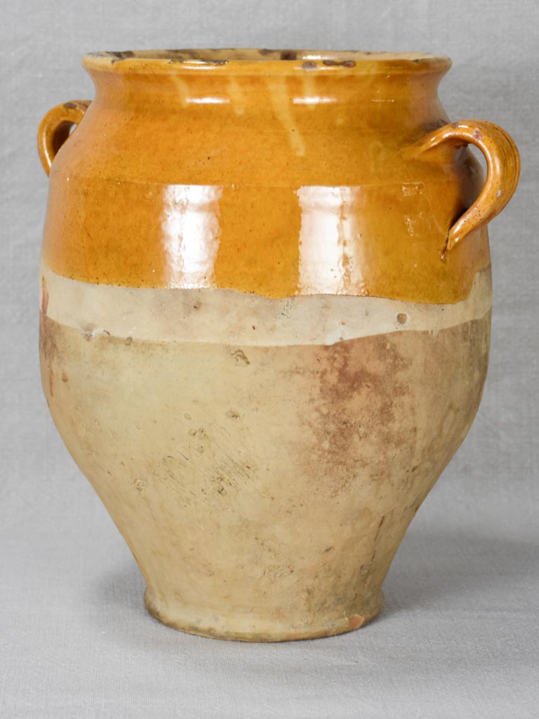 Antique French confit pot 11¾"