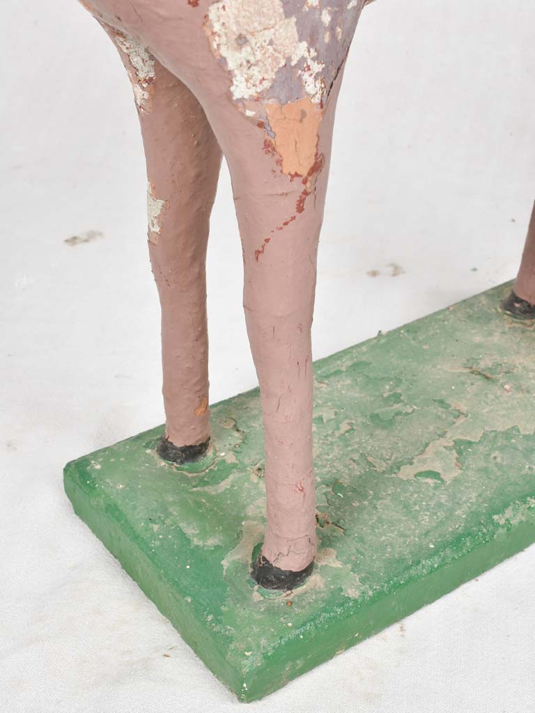 Aged Cement Garden Statue with Earloss