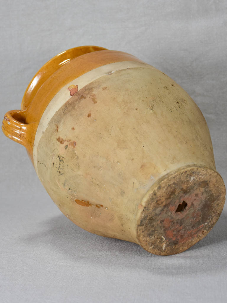 Antique French confit pot 11¾"