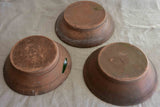 Antique French terracotta pigeon's nests