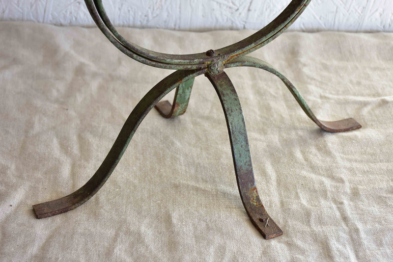 Vintage French two-pot plant stand