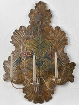 Large candle wall sconce, Italian, 17th century 37¾ x 26""