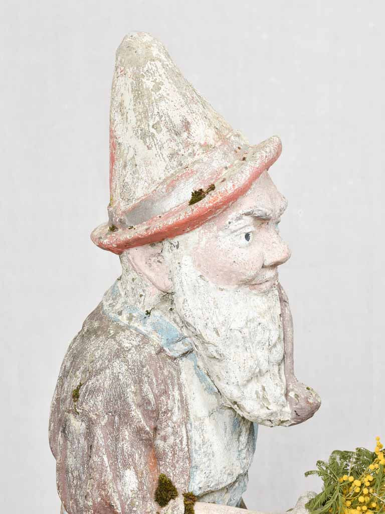 Sturdy alpine cement garden statues