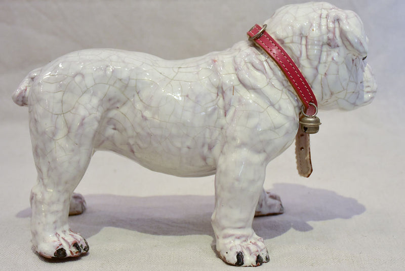 Vintage sculpture of a bulldog