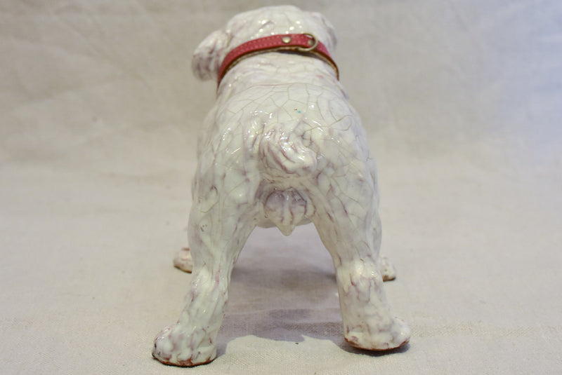 Vintage sculpture of a bulldog