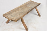 Very large primitive coffee table with four legs 59½"