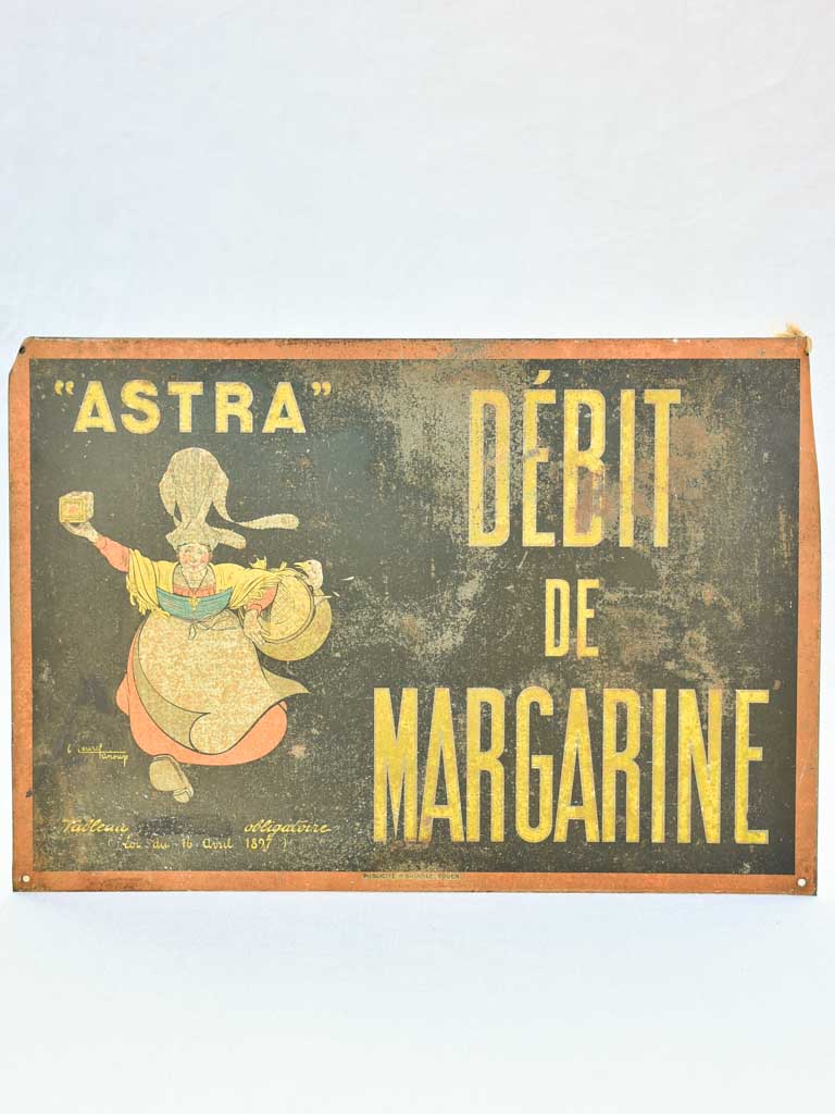 Vintage Astra Margarine Advertising Panel