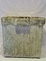 Collection of four very large Willy Guhl garden planters - square 23¾"