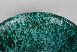 Superb large 1950s Italian bowl with speckled turquoise glaze 17¾"