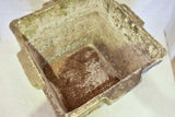 Collection of four very large Willy Guhl garden planters - square 23¾"
