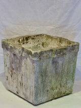 Collection of four very large Willy Guhl garden planters - square 23¾"
