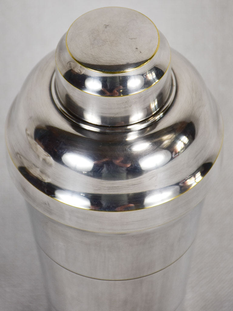 1920s St Medard silver-plated cocktail shaker