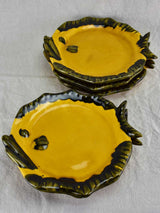 Six 1950's Fish plates from Vallauris