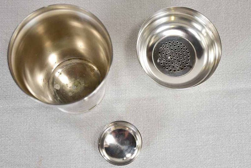 1920s St Medard silver-plated cocktail shaker