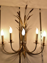 Pair of large Maison Charles wall sconces - bullrush