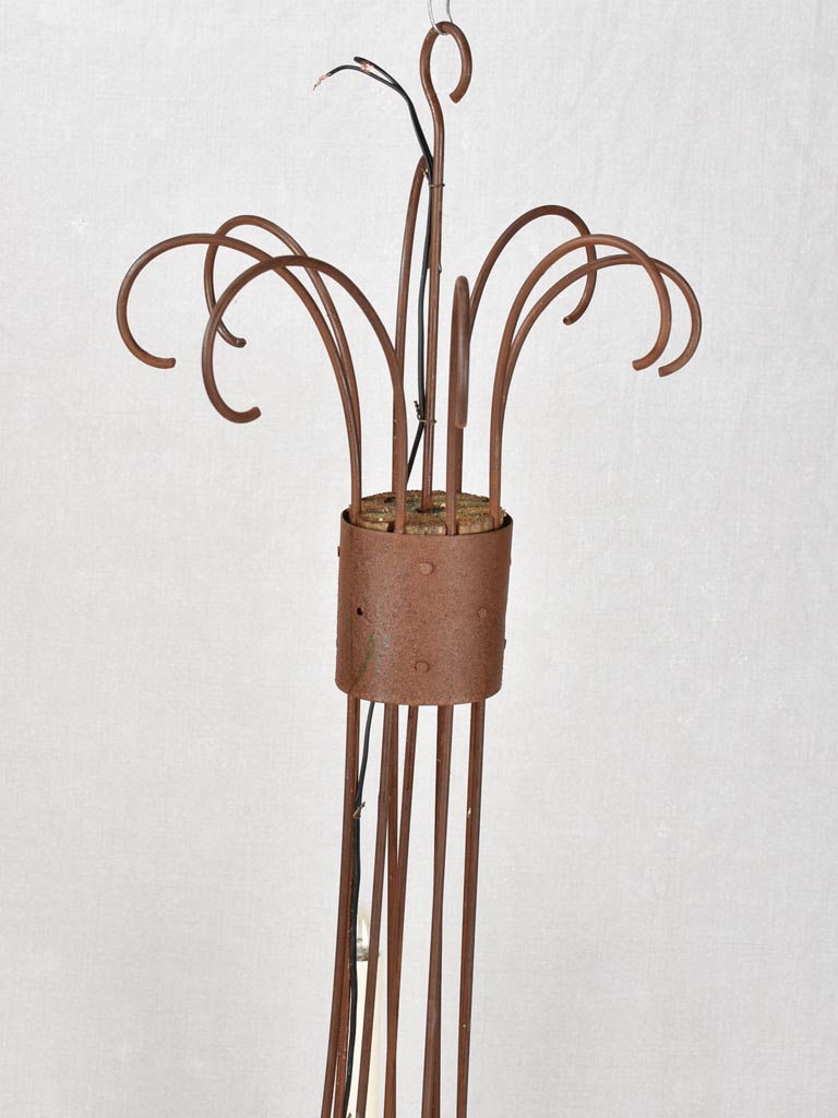 Artisan made 8 branch chandelier 31½" x 41¼"