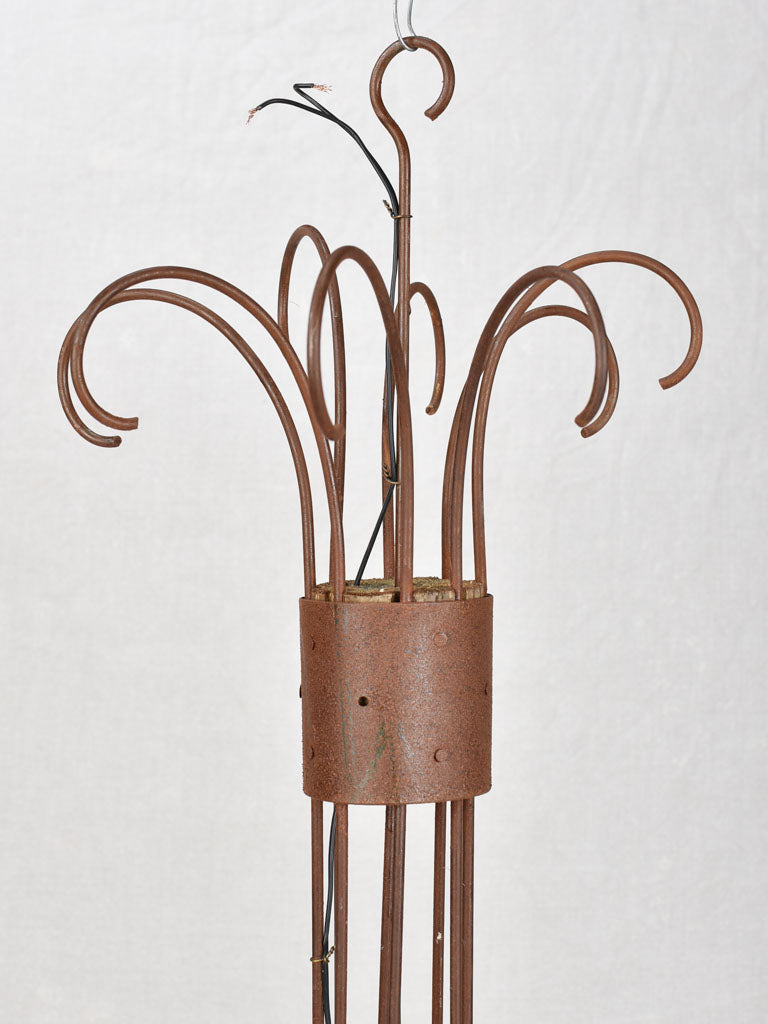 Artisan made 8 branch chandelier 31½" x 41¼"