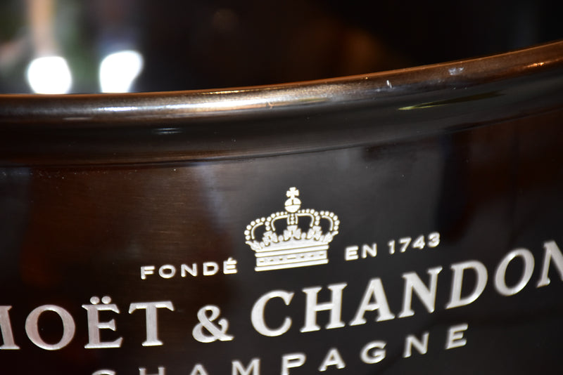 Large vintage Moet et Chandon champagne ice bucket