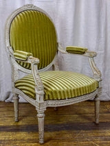 Pair of large Louis XVI armchairs