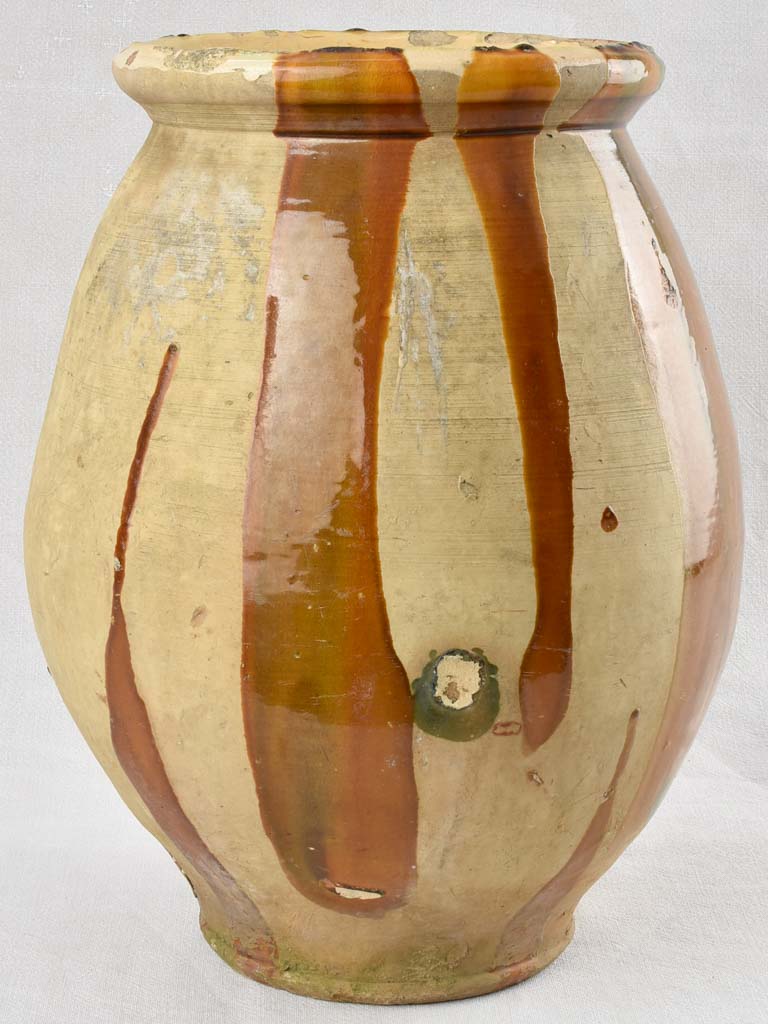 Large 19th century Castelnaudary olive jar 19¾"