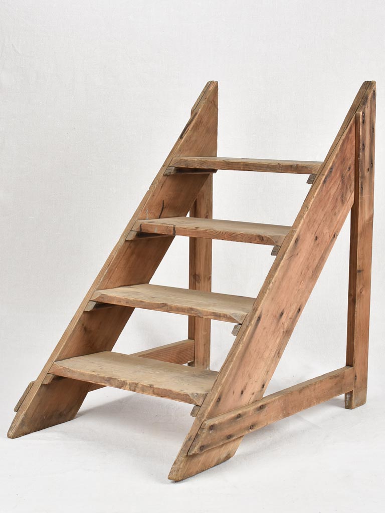 Antique Pine Wooden Steps Display