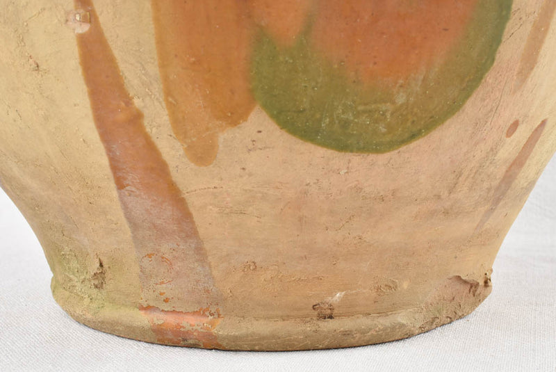 Large 19th century Castelnaudary olive jar 19¾"