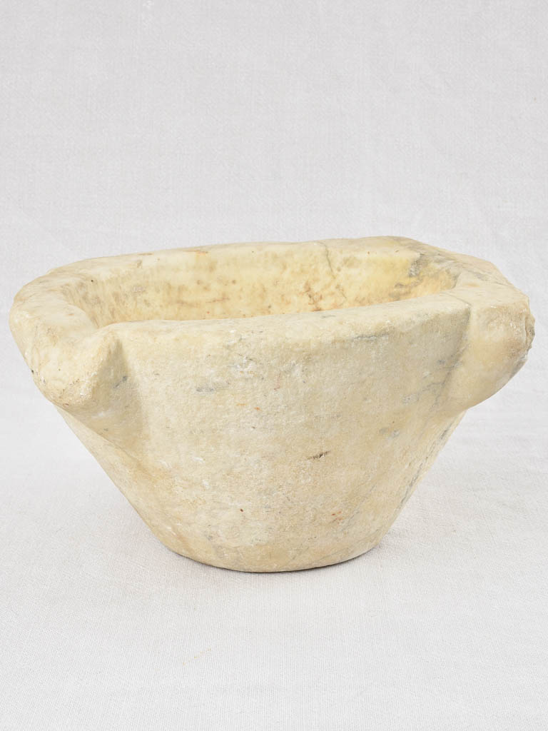 Nineteenth-century Weighty Marble Mortar