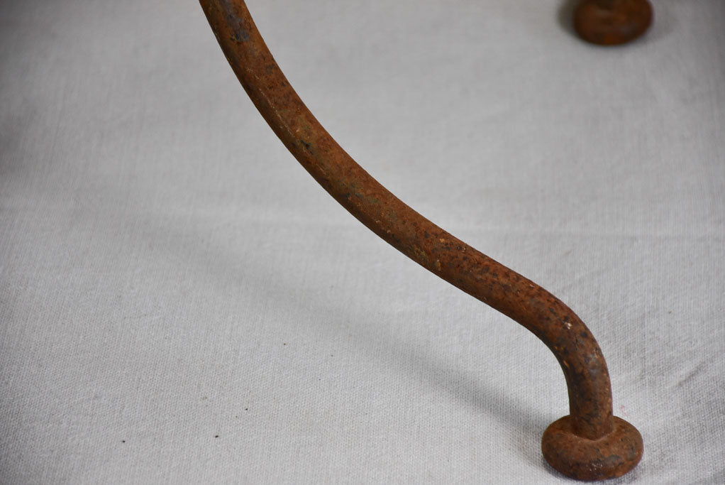 Early 20th-century marble butcher's display table 27½" x 19¾"