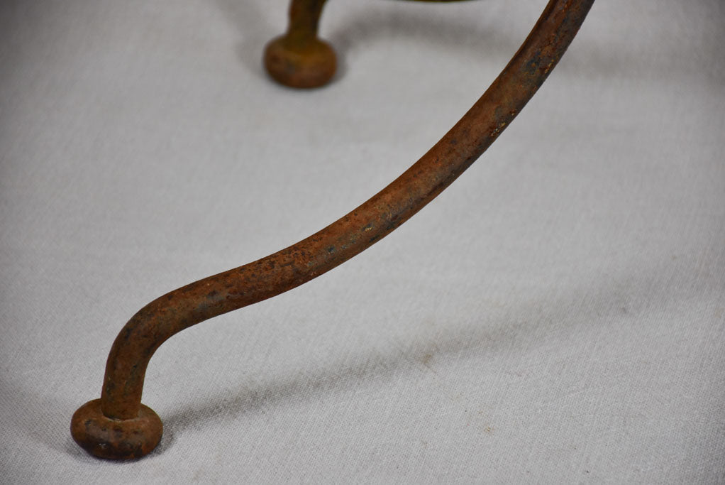 Early 20th-century marble butcher's display table 27½" x 19¾"