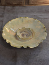 Melon serving dish, rare, late-18th-century, Biot