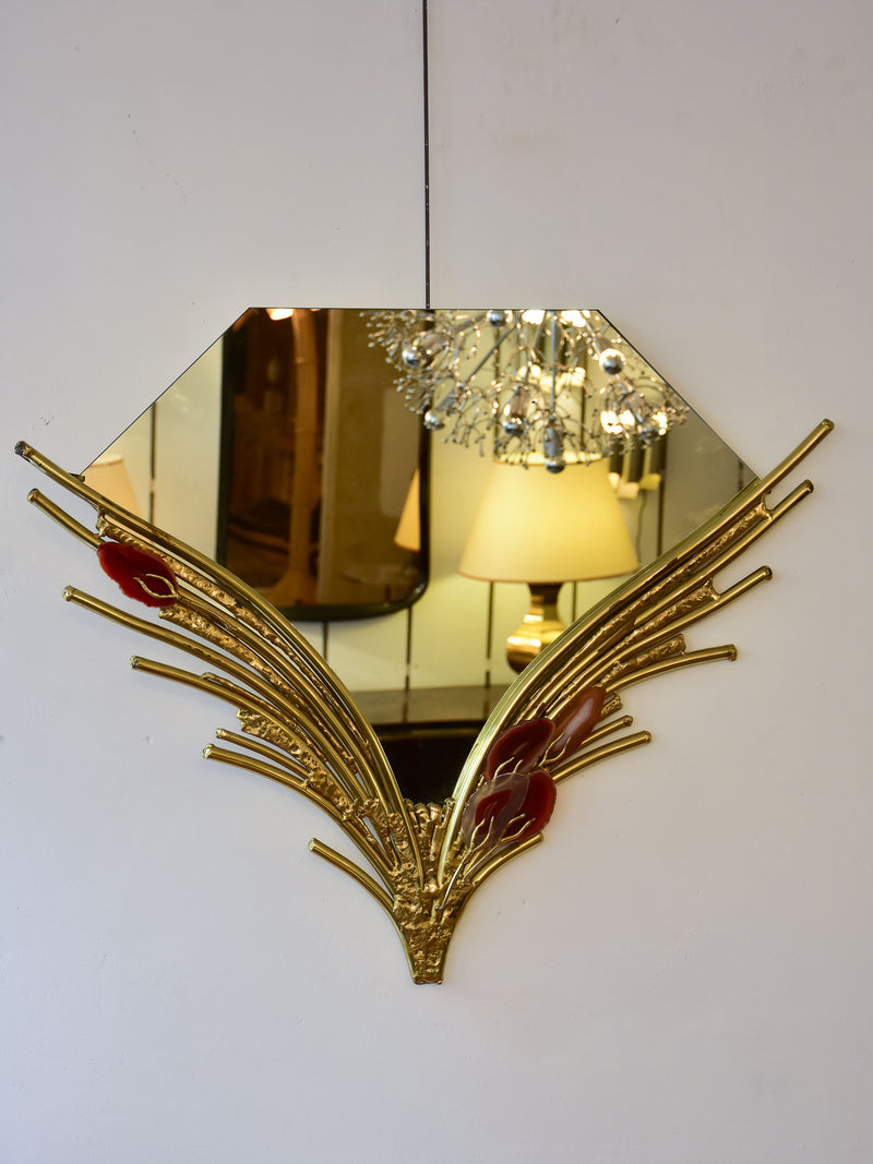 Vintage mirror attributed to Isabelle Faure - Art Deco style