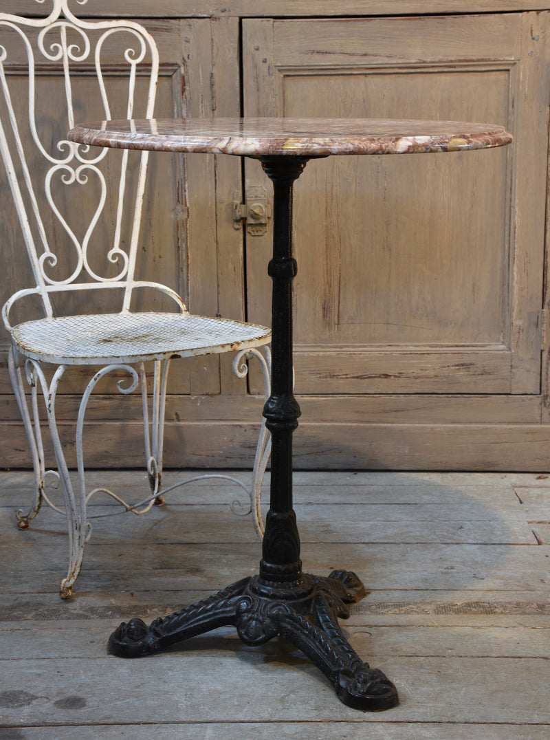 French marble top bistro table – 1940’s