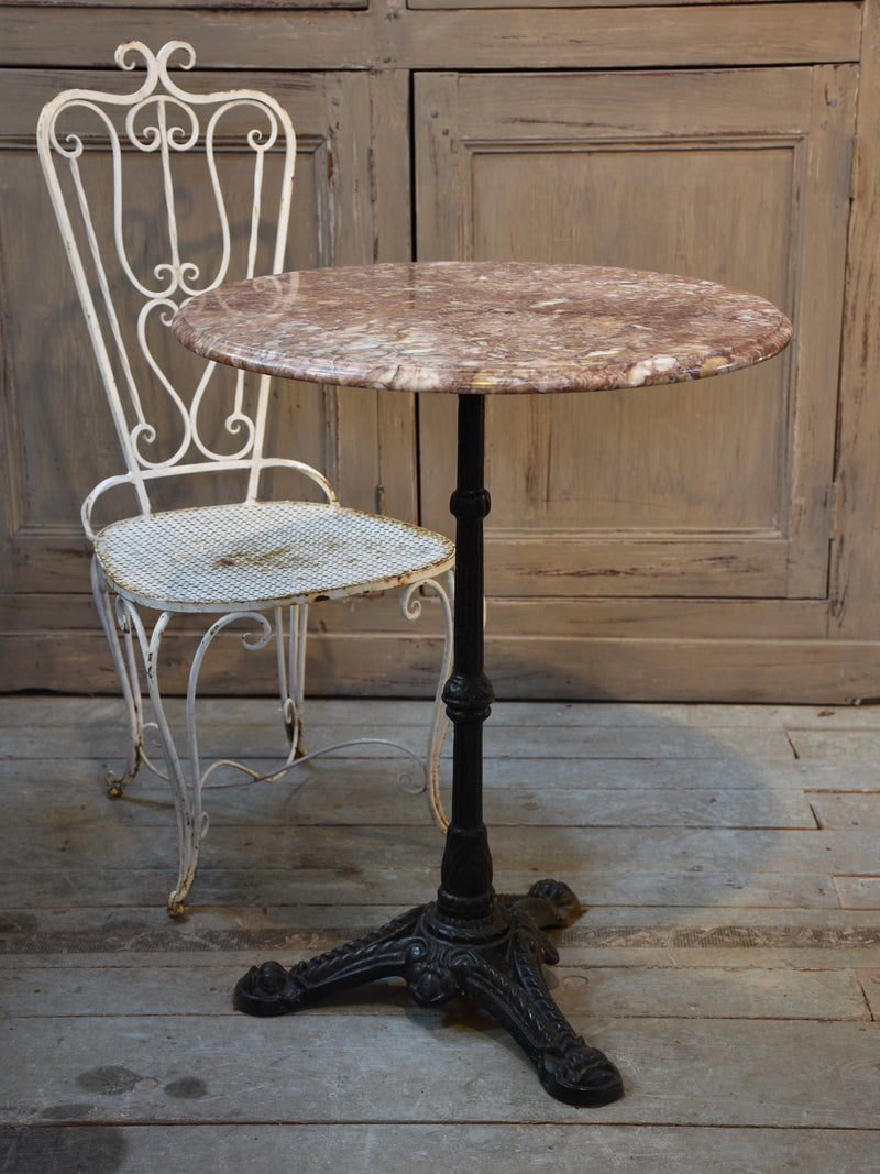 French marble top bistro table – 1940’s