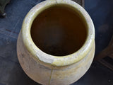 Biot jar, yellow glaze, very large, 18th-century