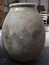 Biot jar, yellow glaze, very large, 18th-century