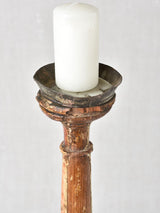 Rare Beige 18th Century Candlestick