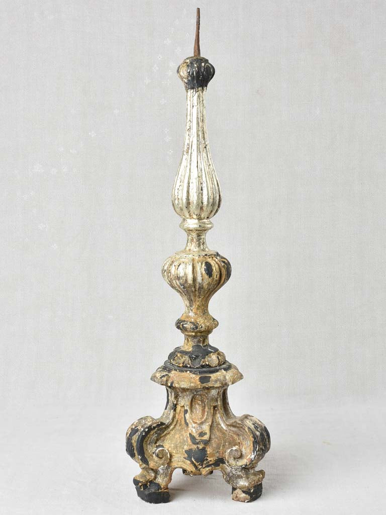 Superb early 19th-century altar candlestick