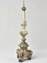 Silver patina French altar pricket